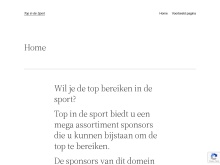 Top in de sport