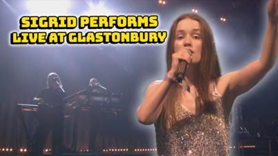 Saturday Mash-Up! - Sigrid performs live at Glastonbury!