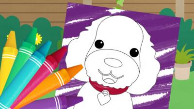 Waffle the Wonder Dog - Waffle the Wonder Dog Colouring Sheets