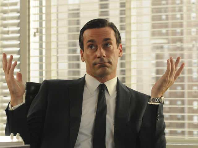 <p>Self-destructive advertising maven Don Draper (Jon Hamm) is the lead character of ‘Mad Men'</p>