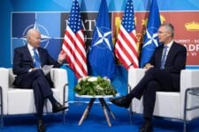 NATO Secretary General meets with the President of the United States - NATO Summit Madrid - Spain, 27-30 June 2022