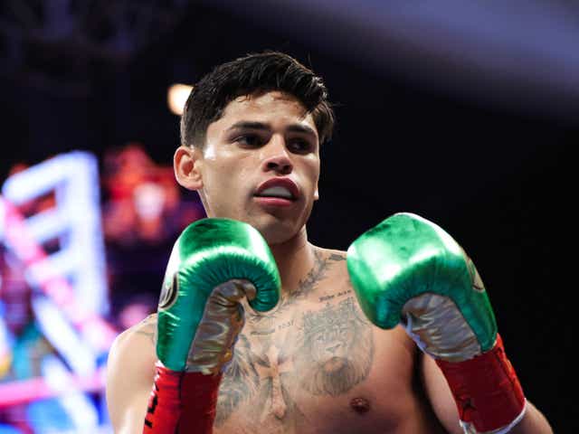 <p>American lightweight Ryan Garcia</p>