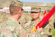 During a combined change of command/responsibility ceremony for the 65th Field Artillery Brigade (65th FAB) held at Camp Williams, August 24, 2019, Col. Adam L. Robinson relinquished command to Col. Steven Fairbourn, and Command Sgt. Maj. Ryan K. Josie handed responsibility to Command Sgt. Maj. Spencer Nielsen.