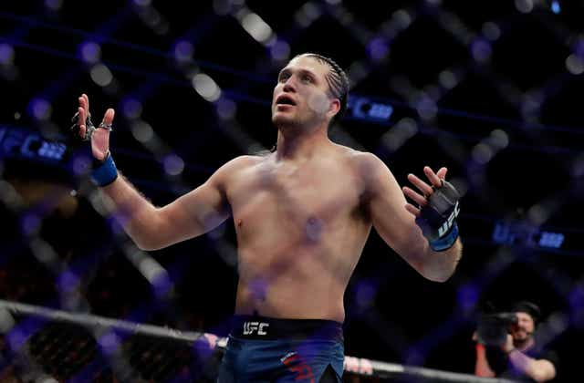 <p>Former UFC featherweight title challenger Brian Ortega</p>