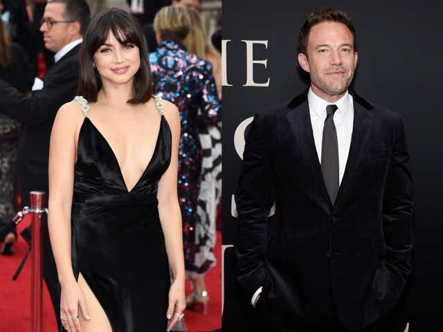 <p>Ana de Armas and Ben Affleck</p>