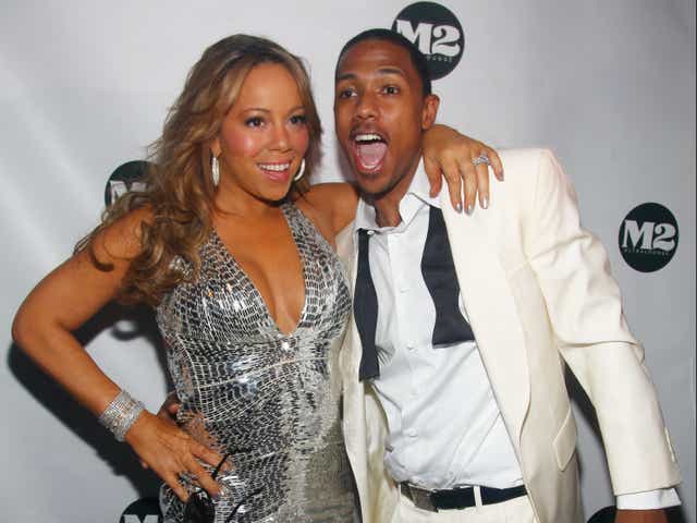 <p>Nick Cannon and his ex-wife, Mariah Carey</p>