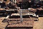 Stone vel on a brick platform at the entrance to the Murugan Temple, Saluvankuppam, 300 BC[64][65]