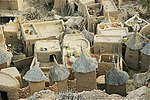 A Dogon village in Mali, with walls made in the wattle and daub method, unknown date