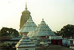 The Jagannath Temple (Puri, Odisha, India), one of the four holiest places (Dhamas) of Hinduism,[67] 12th century