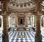 Interior of the Jain Vimal Vasahi Temple (Mount Abu), 1031[59]