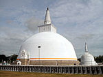 Ruwanwelisaya (Anuradhapura, Sri Lanka), circa 140 BC (renovated early 20th century)