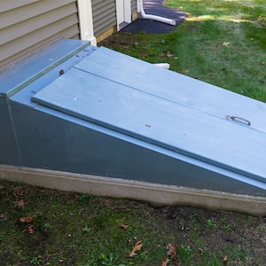 cellar doors on the side of the house