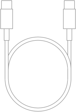 Кабелът за зареждане USB-C.