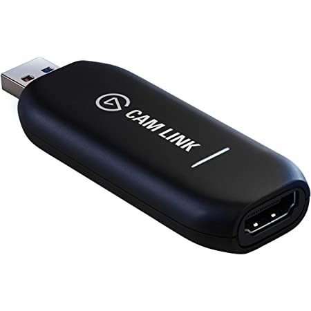 Elgato Cam Link 4K, External Camera Capture Card, Stream and Record with DSLR, Camcorder, ActionCam as Webcam in 1080p60, 4K30 for Video Conferencing, Home Office, Gaming, on OBS, Zoom, Teams, PC/Mac