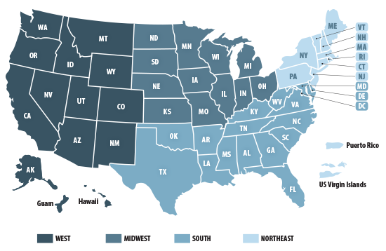 BLS Census Map