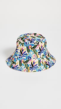 Lele Sadoughi - Rainforest Embroidery Bucket Hat