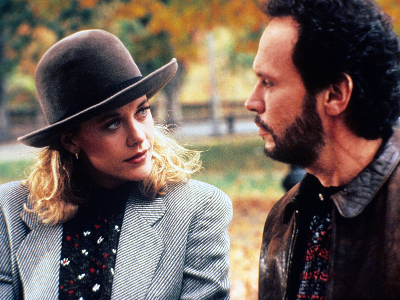 Image may contain Clothing Apparel Hat Human Person Meg Ryan and Cowboy Hat