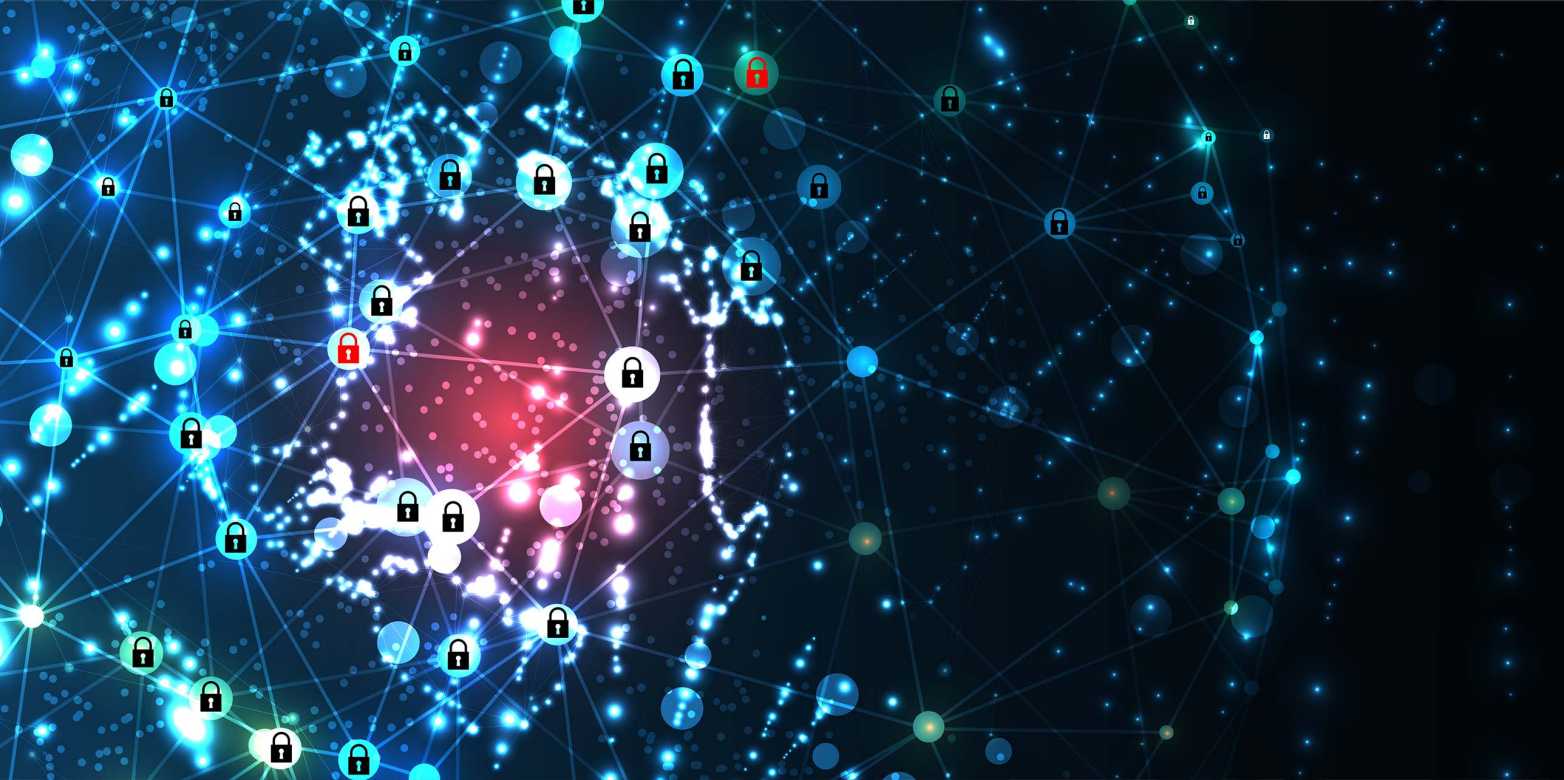 Visualisation of a data network with security vulnerability