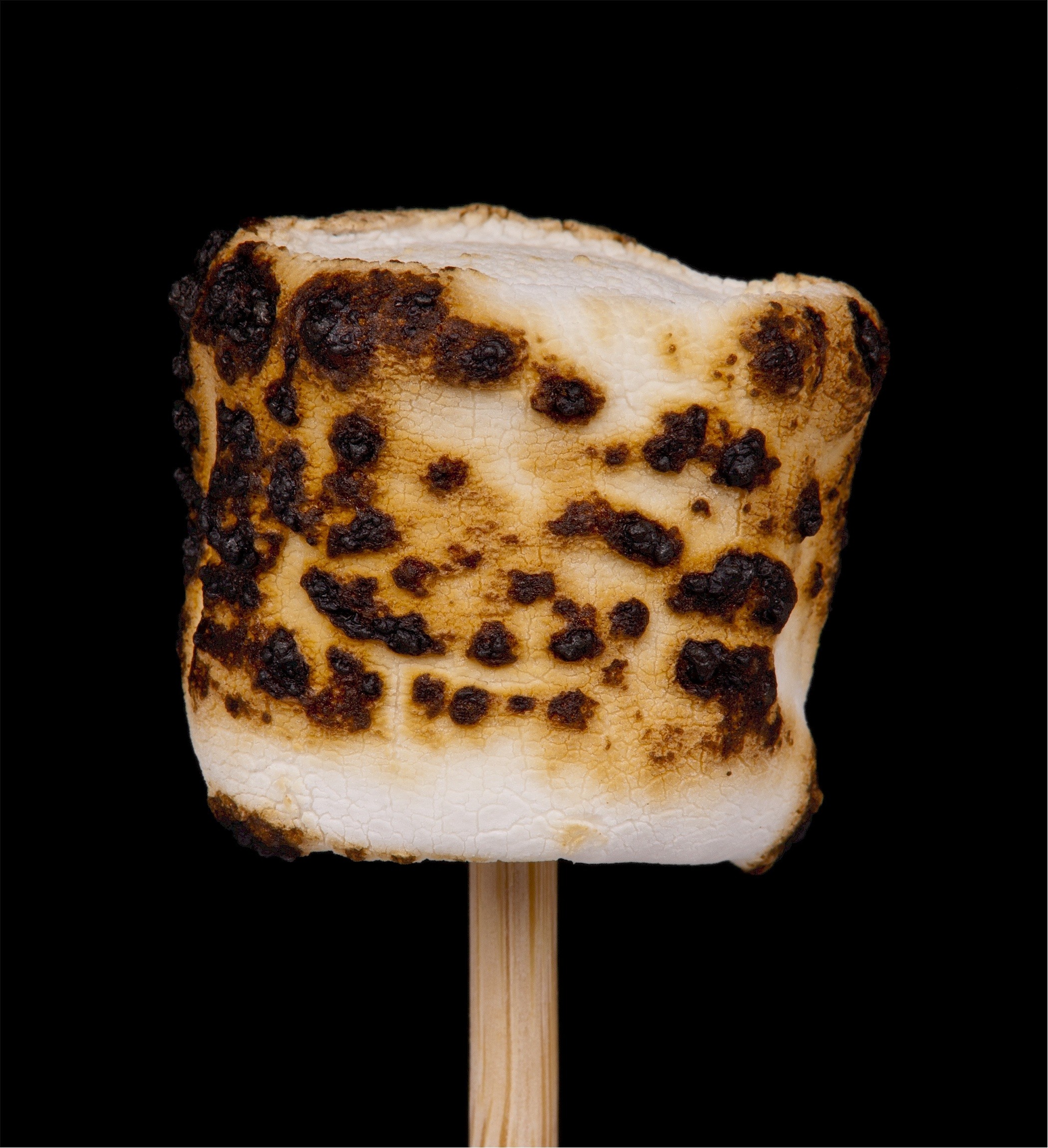 Close up of roasted marshmallow