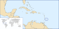 Location of Barbados