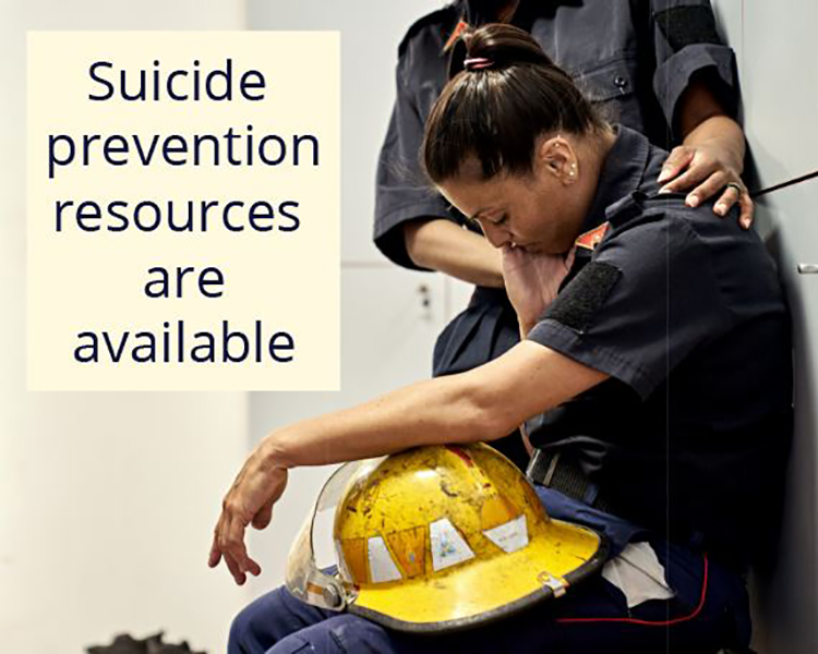 Suicide prevention resources are available
