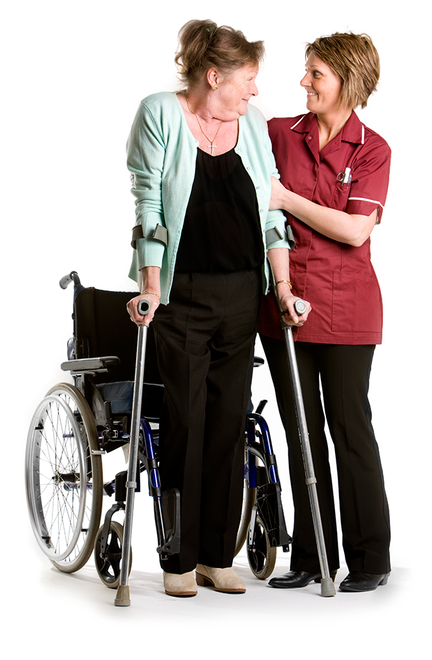 Healthcare Worker Helping Senior