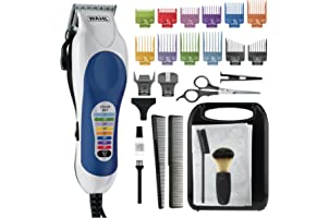 Wahl Clipper Color Pro Complete Haircutting Kit with Easy Color Coded Guide Combs - Electric Razor for Trimming & Grooming Me