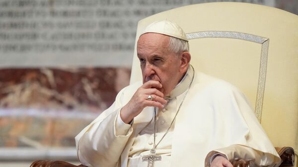 Папа Римский Франциск в Ватикане 