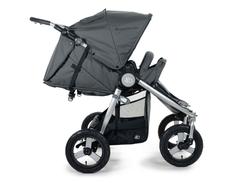 2020 Bumbleride Indie Twin Double Stroller in Dawn Grey - Infant Mode - Global - UK