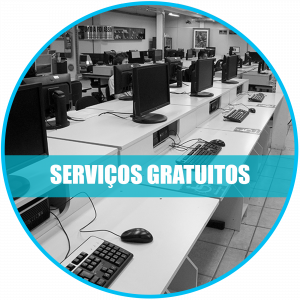 Serviços gratuitos: Registro dos computadores do laboratório de informática.