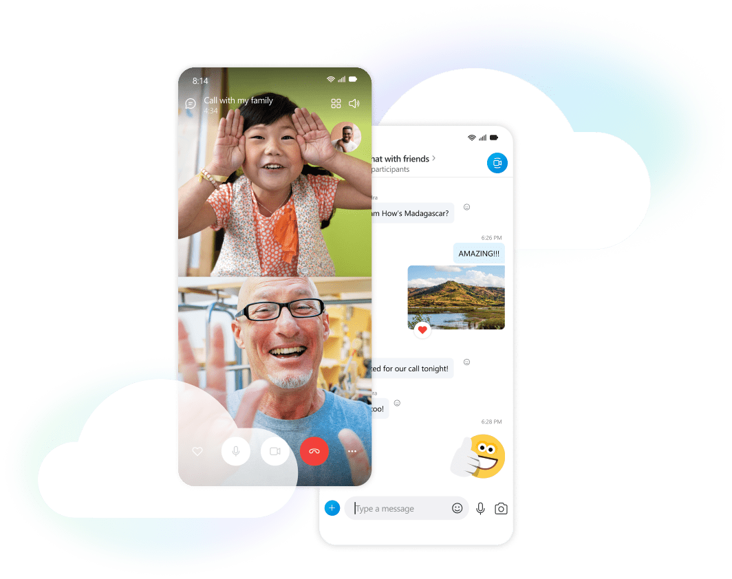 Coole Videochats mit Skype