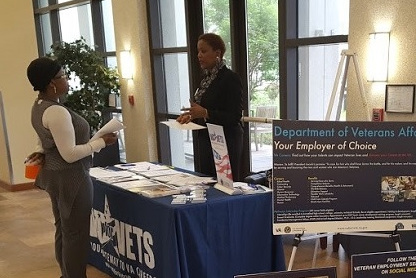 VESO attends Walter Reed Operation Warfighter Internship Fair to assist transitioning military service members find internships in the VA. 