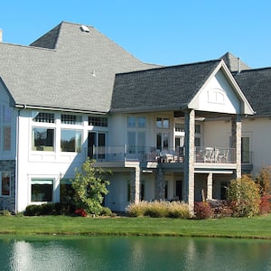 luxury house by the lake