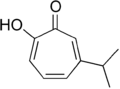 Hinokitiol is a monoterpenoid, a tropolone derivative.