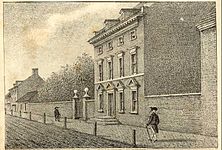 Third Presidential Mansion: President's House, Philadelphia, Pennsylvania. Occupied by Washington: November 1790 – March 1797. Occupied by Adams: March 1797 – May 1800.
