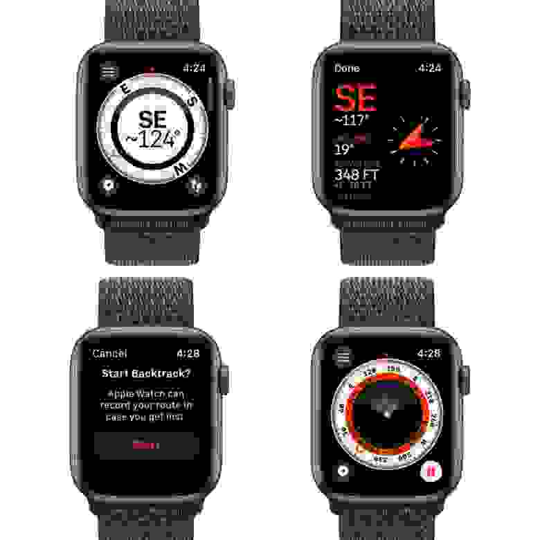 Компас на Apple Watch SE всегда будет показывать SE 🌚