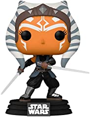 Funko Pop! Star Wars: The Mandalorian - Ahsoka with Lightsabers Vinyl Bobblehead