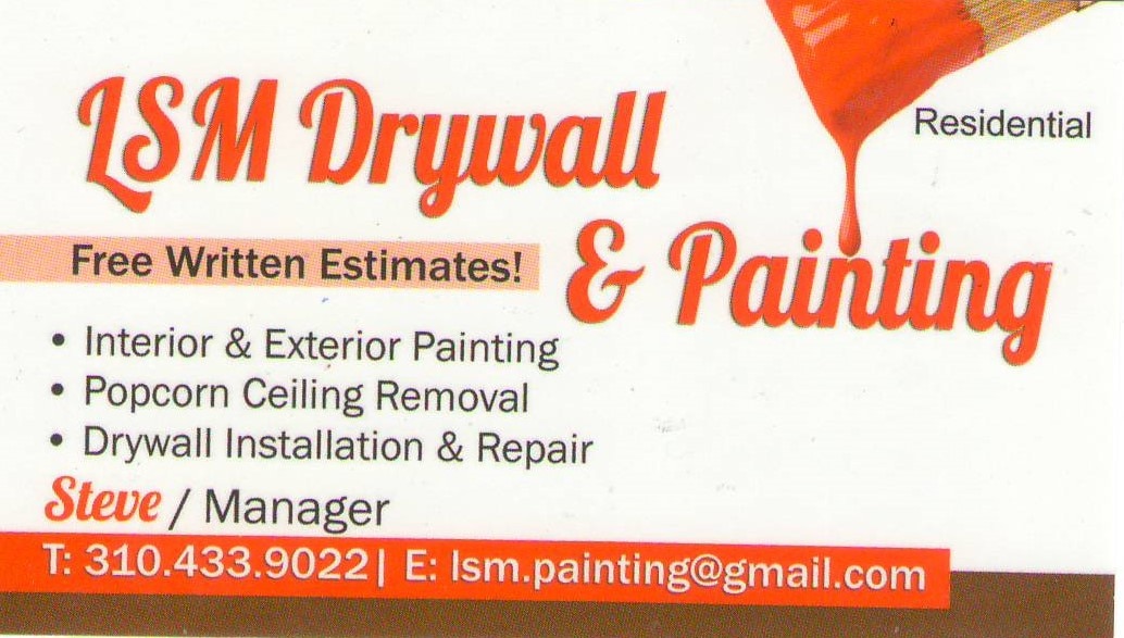 LSM Drywall & Painting logo