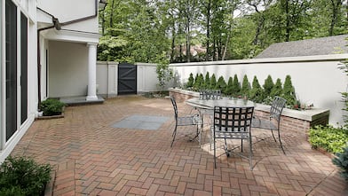 luxury patio with brick paver 