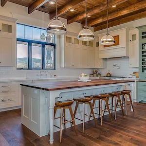 Kitchen and open layout modern farmhouse