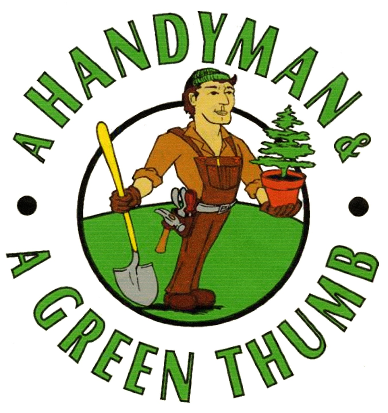 A Handyman & A Greenthumb logo