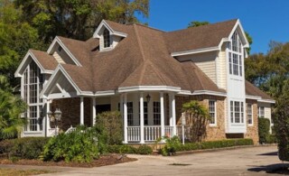 A new roof on a home.