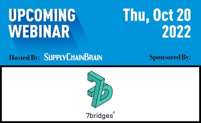 Upcoming webinar 7bridges