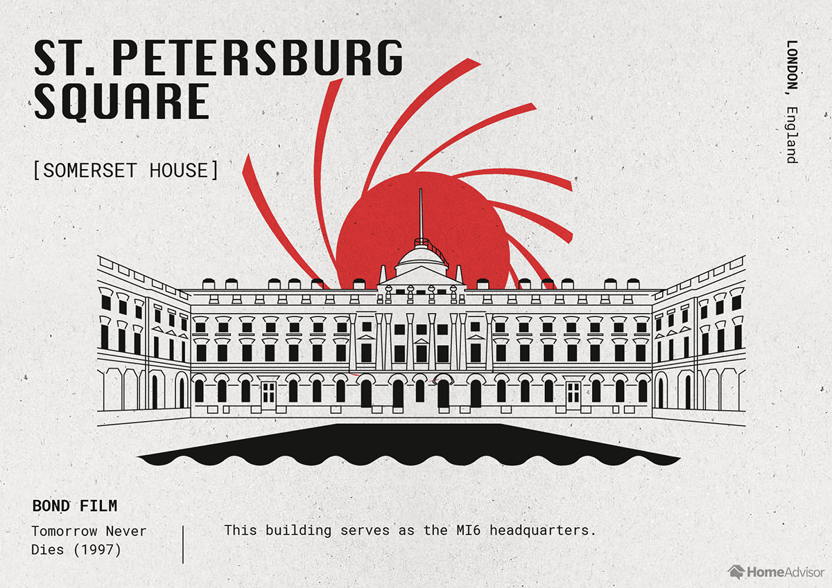 st. petersburg square illustration