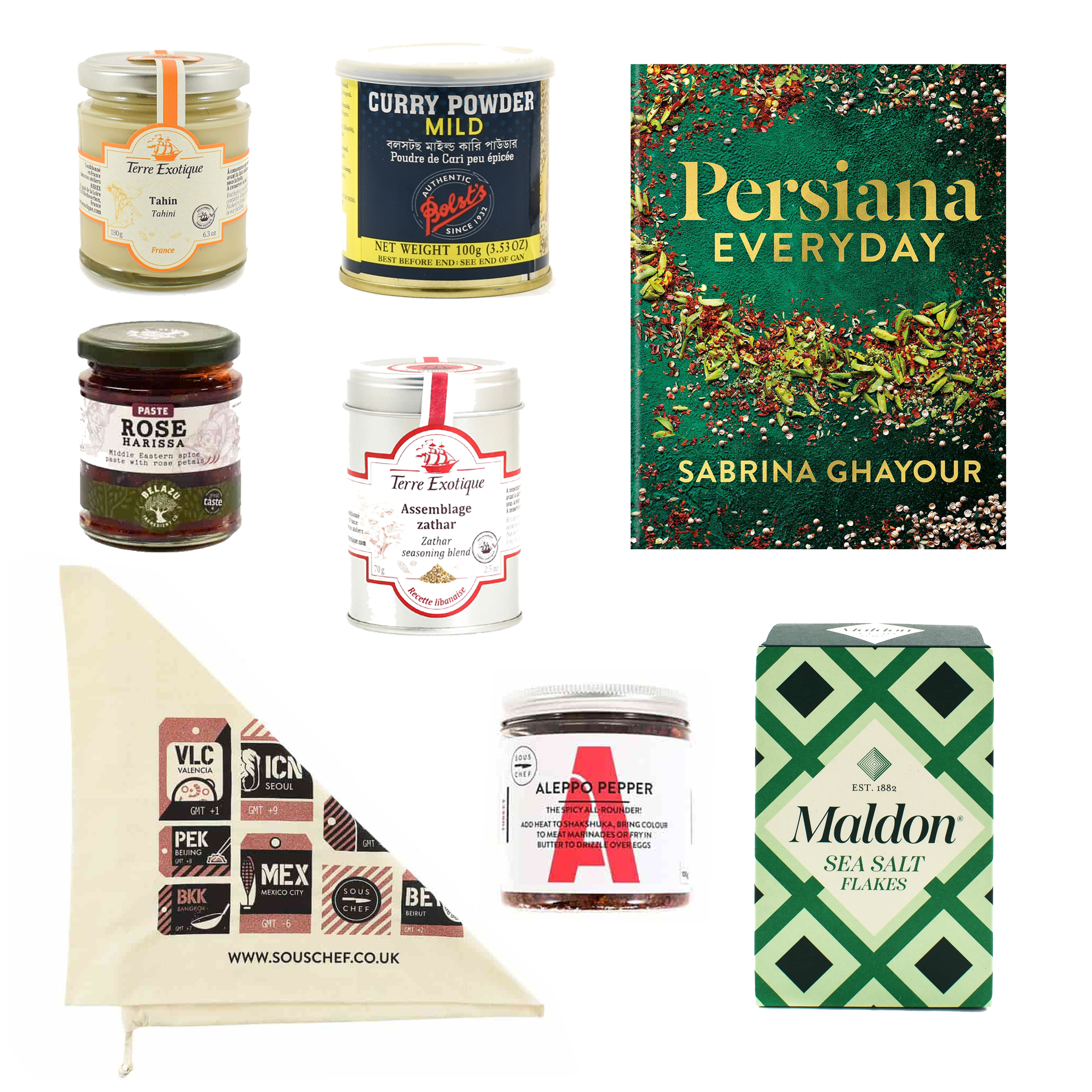 Persiana Everyday Cookbook & Ingredients Set