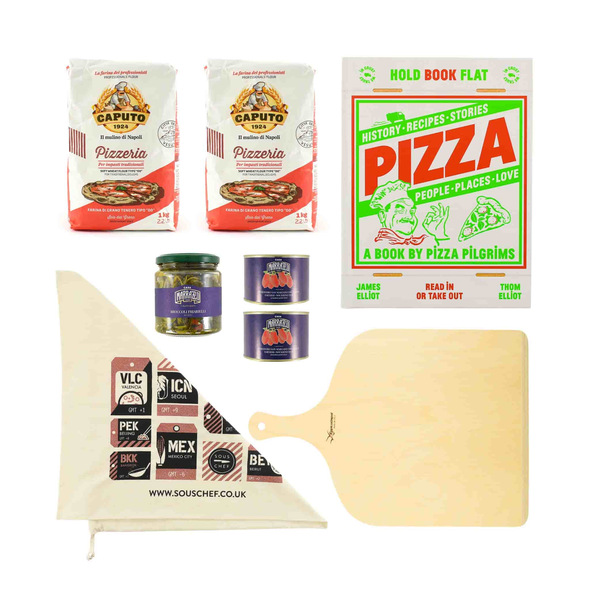 Pizza Pilgrims Cookbook and Ingredients Set