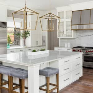 A kitchen in new luxury home