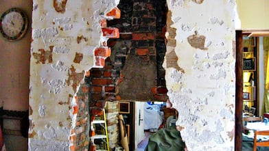 broken chimney