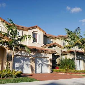 Row of Florida houses