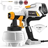 BATAVIA Paint Sprayer, 700W Power HVLP Electric Spray Paint Gun, 1200ML, 4 Nozzles, 3 Patterns, Paint Gun for House Painting, Home Interior and Exterior, BSG0082 (High Speed Motor)